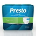thumbnail image 1 of Presto Maximum Absorbency Underwear Large 44" to 58" Waist White Pack of 18, 1 of 3