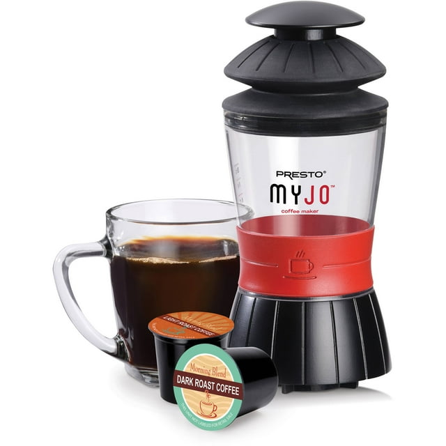 Presto MyJo Single Cup Coffee Maker, Red 02835