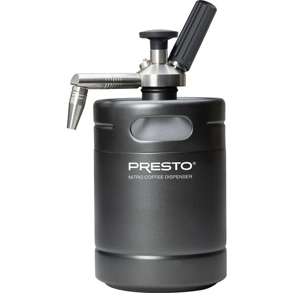 Presto Nitro Coffee Dispenser Stainless Steel 2 L Collapsible Beverage Dispenser