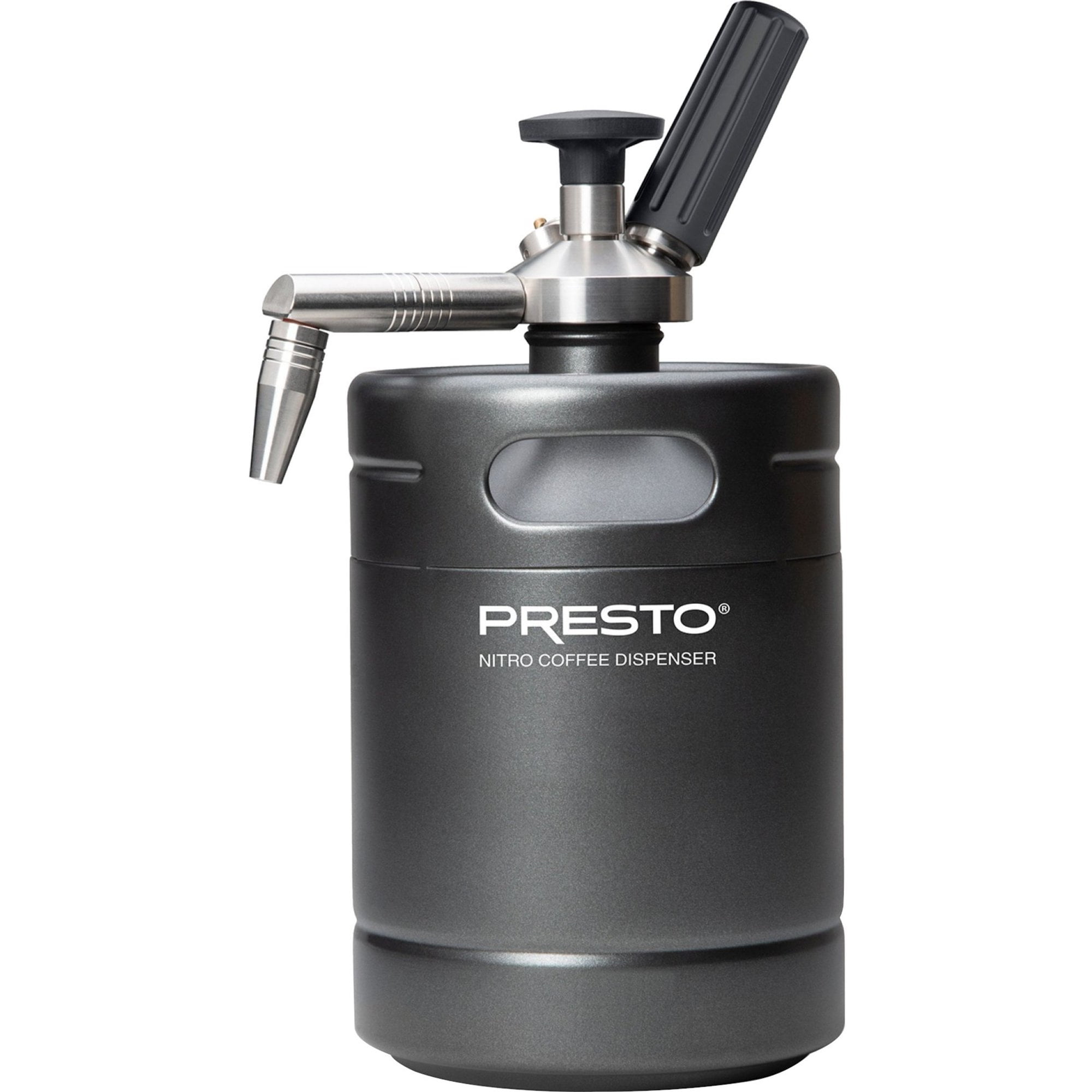 Presto Black Stainless Steel Nitro Cold Brew Coffee Dispenser