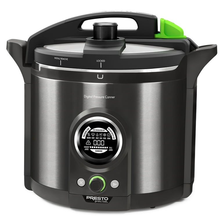 Precise 1485-Watt 12 qt. Black Digital Electric Pressure Canner Precise 1485-Watt 12 qt. Black Digital Electric Pressure Canner