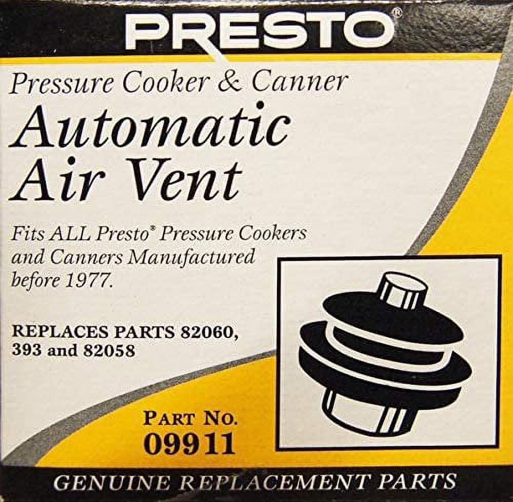 Presto Pressure Cooker Automatic Air Vent