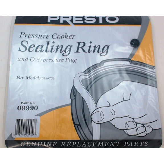 Presto Pressure Cooker Sealing Ring Gasket For Model 0136705, 09990