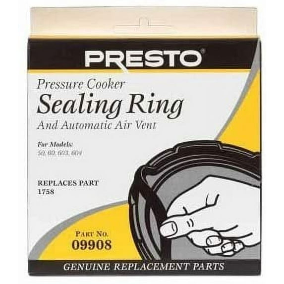 Presto Pressure Cooker Sealing Ring With Air Vent 3 Qt., 4 Qt.