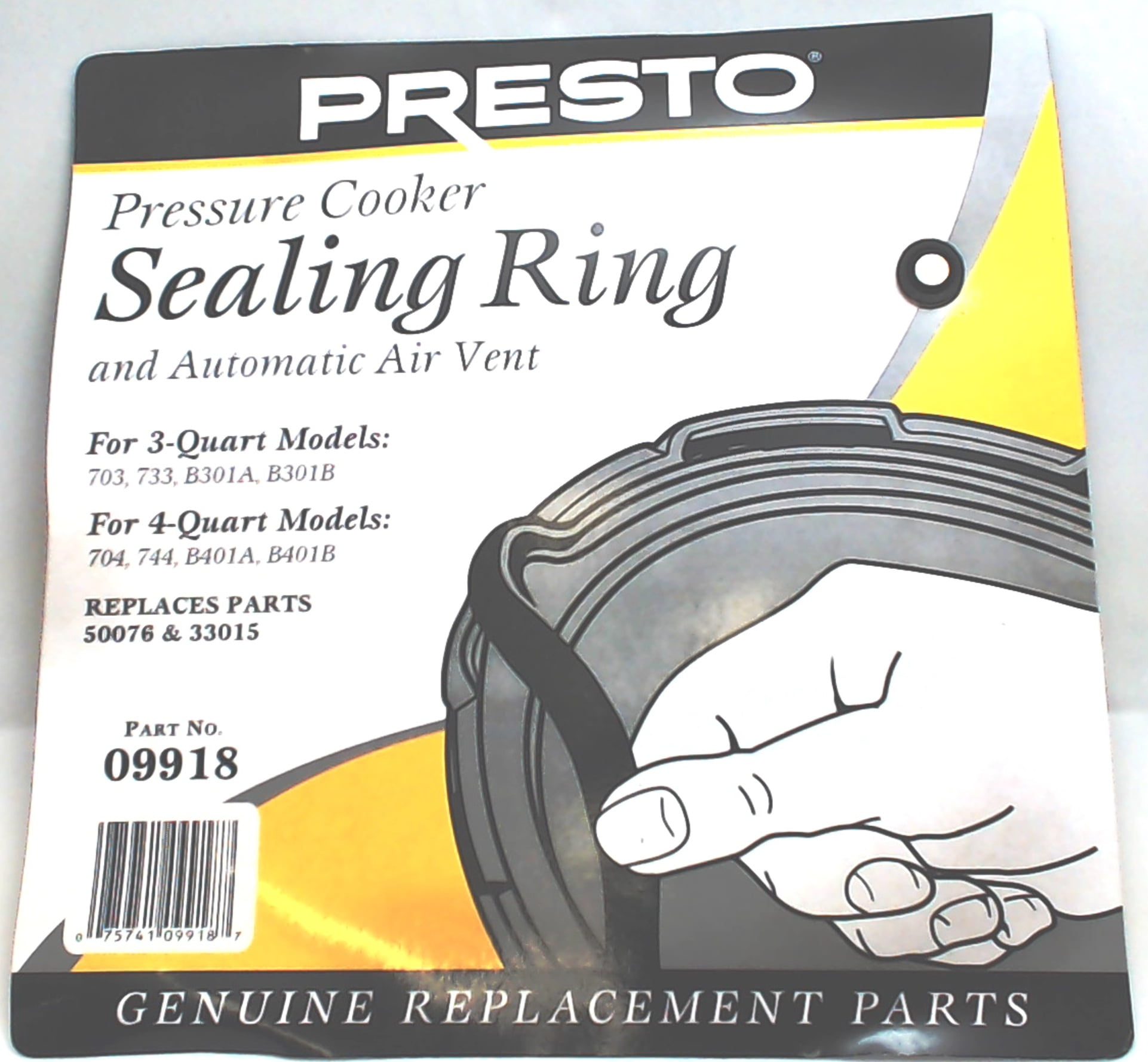 Presto Pressure Cooker Sealing Ring With Air Vent 4 Qt