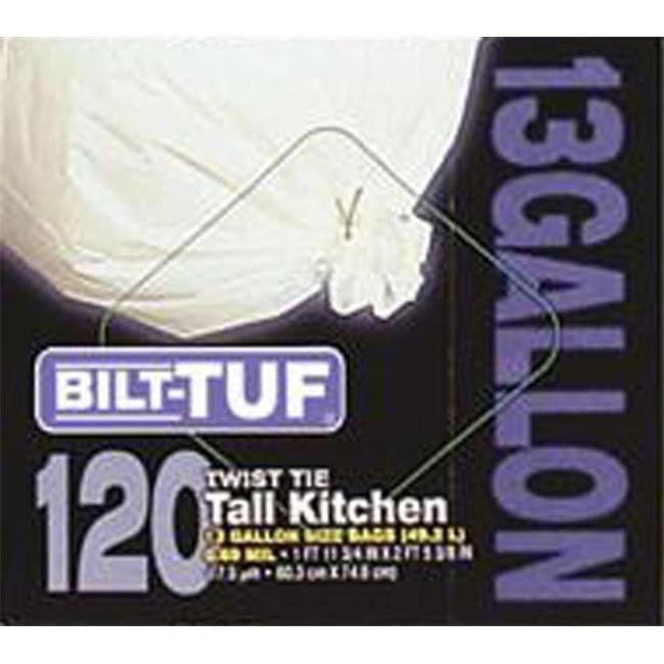 Buy Bilt-Tuf Tall Kitchen Trash Bag 13 Gal., Clear