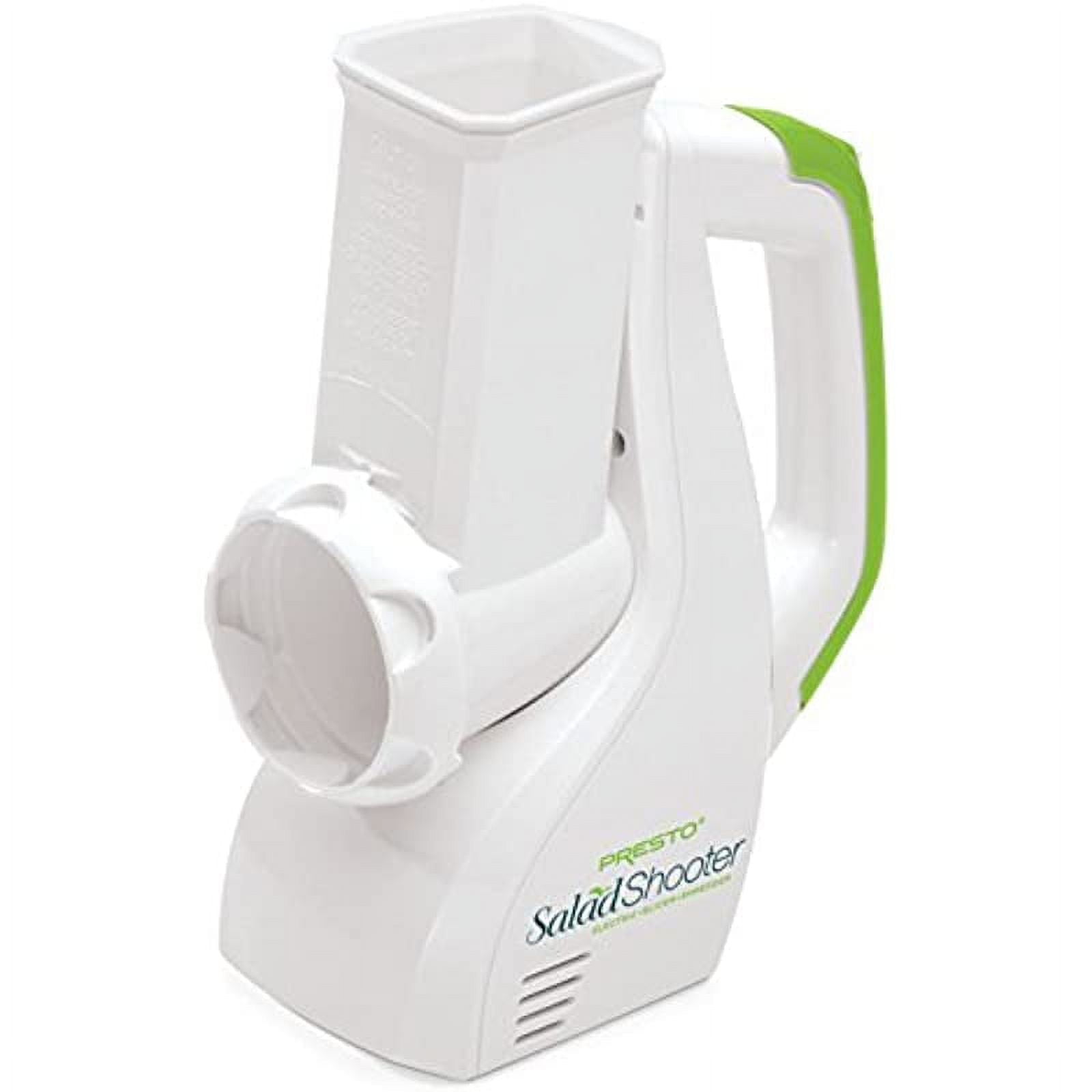 Presto Salad Shooter Electric Slicer/Shredder,White