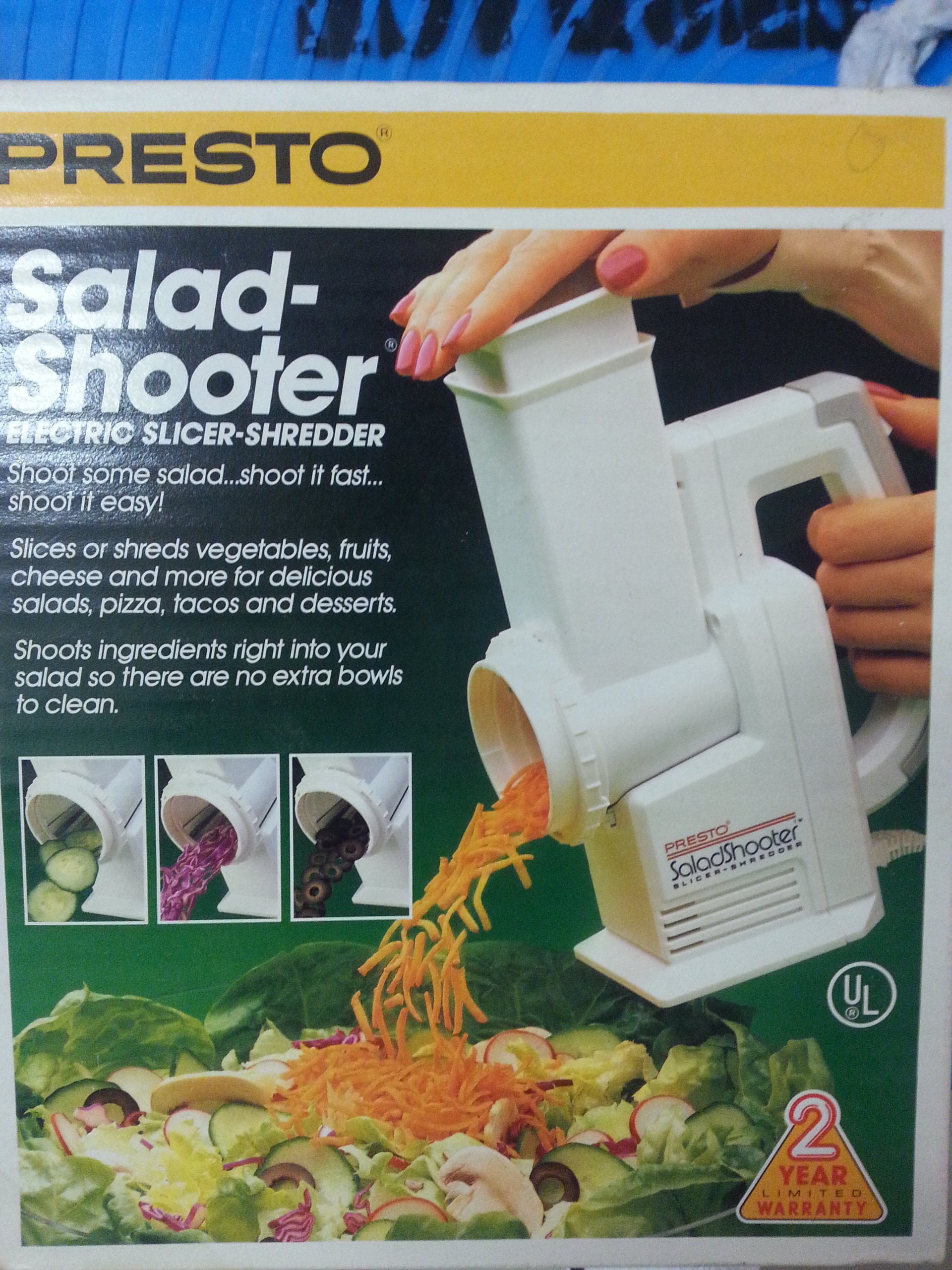 Presto Salad Shooter Electric Slicer/ Shredder