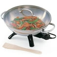 thumbnail image 1 of Presto Stainless Steel Electric Wok 05900, 1 of 12