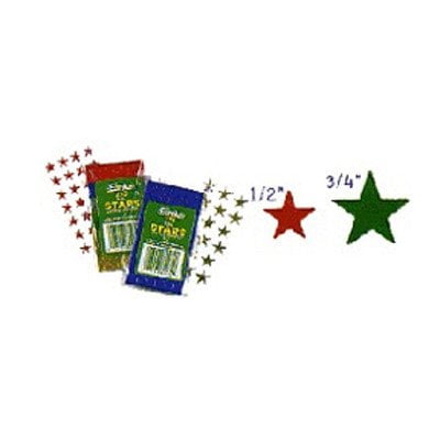 Eureka Presto-Stick Foil Stickers, 1/2", Assorted Colors, 250 Pieces (EU 824020)