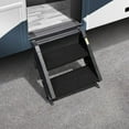 thumbnail image 1 of Prestofit 2-0506 RV Entry Step Rug 19.5" W Obsidian Black 2 Piece, 1 of 2