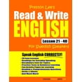 thumbnail image 1 of Preston Lee's English for Swedish Speake Preston Lee's Read & Write English Lesson 21 - 40 For Swedish Speakers, (Paperback), 1 of 1