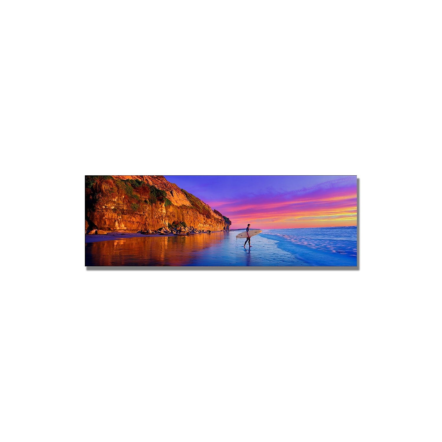 Preston 'Moonlight Beach' Canvas Art