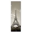 thumbnail image 1 of Trademark Fine Art Preston Paris Eiffel Tower Vertical Canvas Wall Art - 8x24, 1 of 5