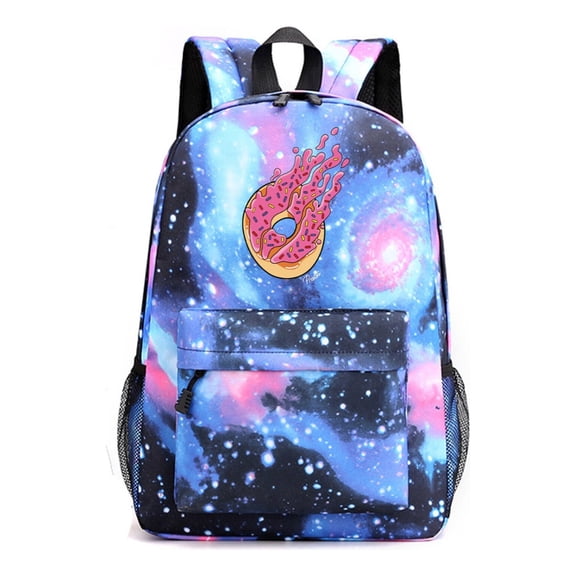 Preston Playz Cosmic Blue Backpack, Nebula Space Galaxy Design with Lightweight Feel and Laptop Storage for Students