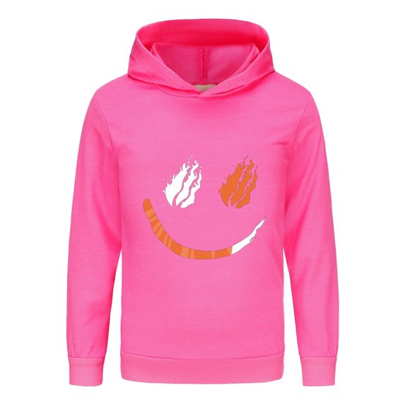 Preston Playz Inspired Flame Hoodie – Kids Lightweight Long Sleeve Pullover Sweatshirt in for Boys and Girls