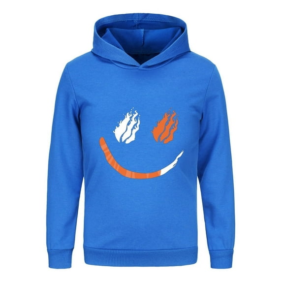 Preston Playz Inspired Flame Hoodie – Kids Lightweight Long Sleeve Pullover Sweatshirt in for Boys and Girls