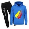 thumbnail image 1 of Preston Playz Kids Hoodie and Pants Set Boys Girls 2 Piece Flame Pullover and Joggers Outfit Game Clothing for School Play Gifts, 1 of 4