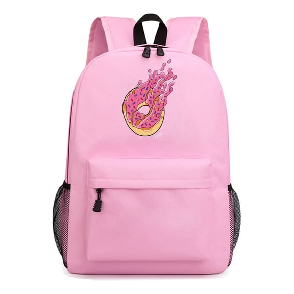 Preston Playz Light Pink Backpack for Students, Anime Gaming Style School Bag with Laptop Pocket, Lightweight and Functional