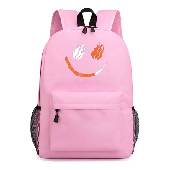 Preston Playz Pastel Pink School Backpack, Cool Anime Gaming Design, Lightweight Laptop Daypack with Spacious Storage