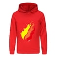 thumbnail image 1 of Preston Playz Style Kids Flame Hoodie – Lightweight Pullover Sweatshirt with Fire Print for Boys and Girls Casual Wear, 1 of 4