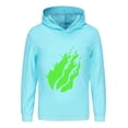 thumbnail image 1 of Preston Playz Style Kids Pullover – Lightweight Flame Hoodie Long Sleeve Shirt for Boys and Girls, 1 of 4
