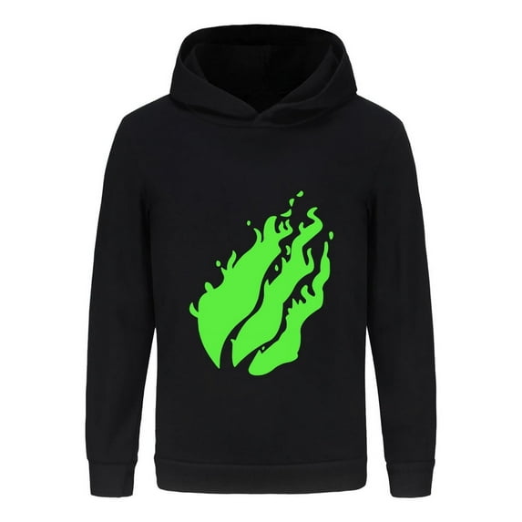 Preston Playz Style Kids Pullover – Lightweight Flame Hoodie Long Sleeve Shirt for Boys and Girls