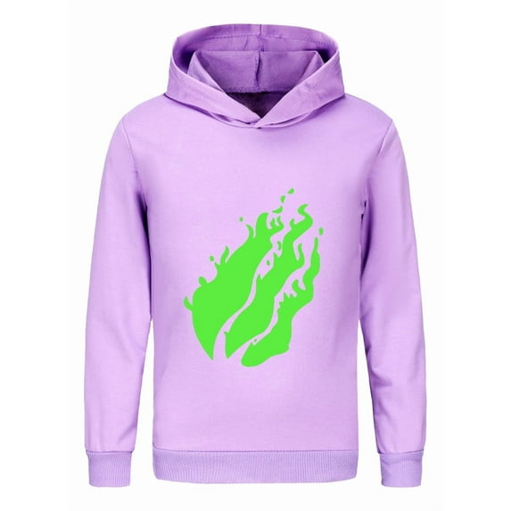 Preston Playz Style Kids Pullover – Lightweight Flame Hoodie Long Sleeve Shirt for Boys and Girls