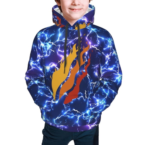 Preston-playz Kids' Hoodie 3d Print Sweatshirt Soft Pullover Hooded With Big Pockets For Boys Or Girls Small