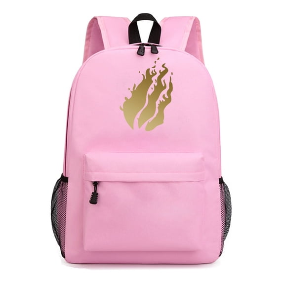 PrestonPlayz Cute Pink Backpack for Students, Anime Gaming Style Daypack, Lightweight School Laptop Bag with Large Storage Space