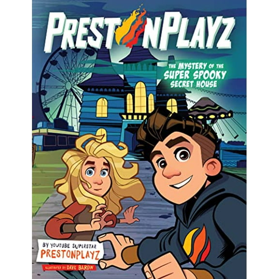 Pre-Owned Prestonplayz: The Mystery of the Super Spooky Secret House: A Graphic Novel (Hardcover) 0063065142 9780063065147