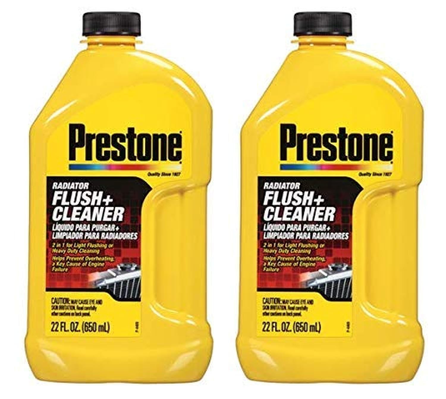 Prestone AS105 Radiator Flush and Cleaner - 22 oz. - 2 Pack