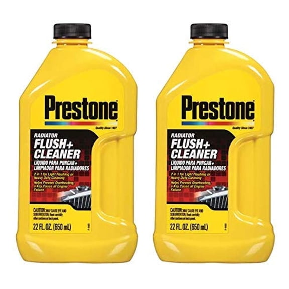 Prestone AS105 Radiator Flush and Cleaner - 22 oz. - 2 Pack