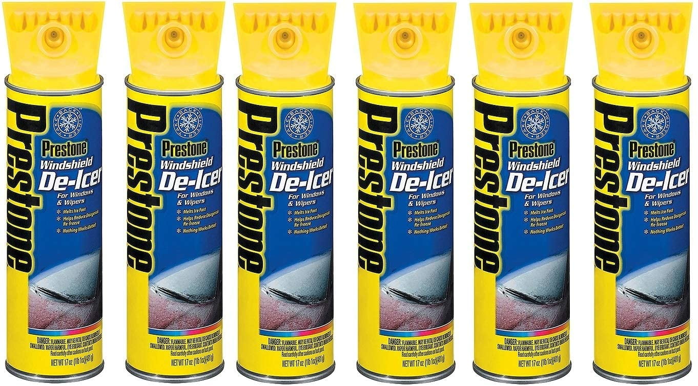 Prestone Windshield De-Icer - 11 oz (as242) - 3 Cans Included