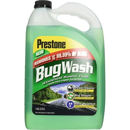 Prestone AS657 Bug Washer/Windshield Washer Fluid, 1-Gal. - Quantity 6