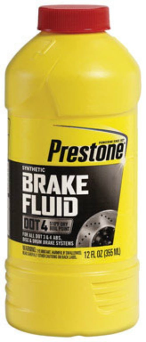 Prestone AS800Y Synthetic Dot 4 Brake Fluid 12 Oz