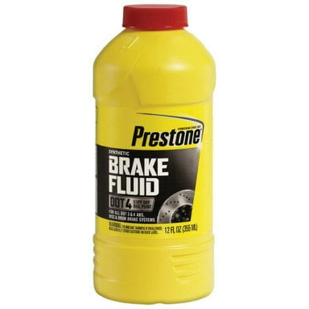 Prestone AS800Y Synthetic Dot 4 Brake Fluid 12 Oz