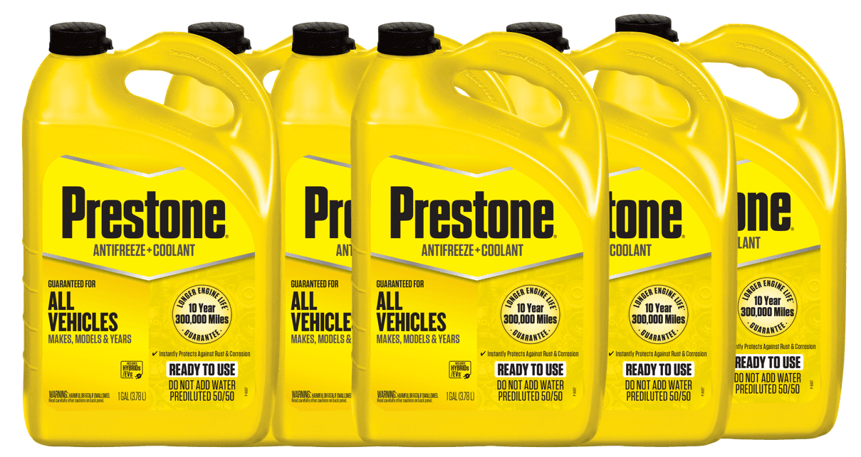 Prestone All Vehicles 10yr/300k Mi Antifreeze+Coolant (6 Pack