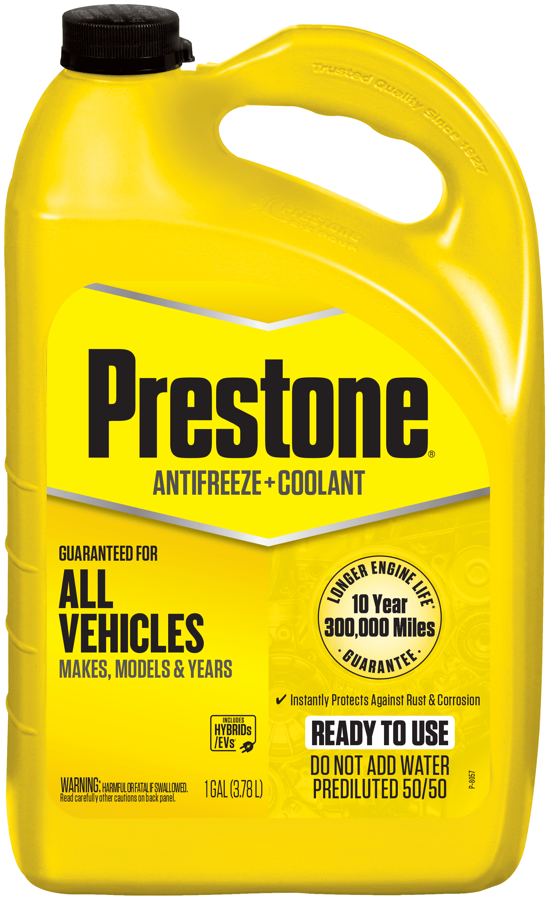 Prestone All Vehicles - 10yr/300k Mi - Antifreeze+Coolant (6 Pack - Ready to Use)