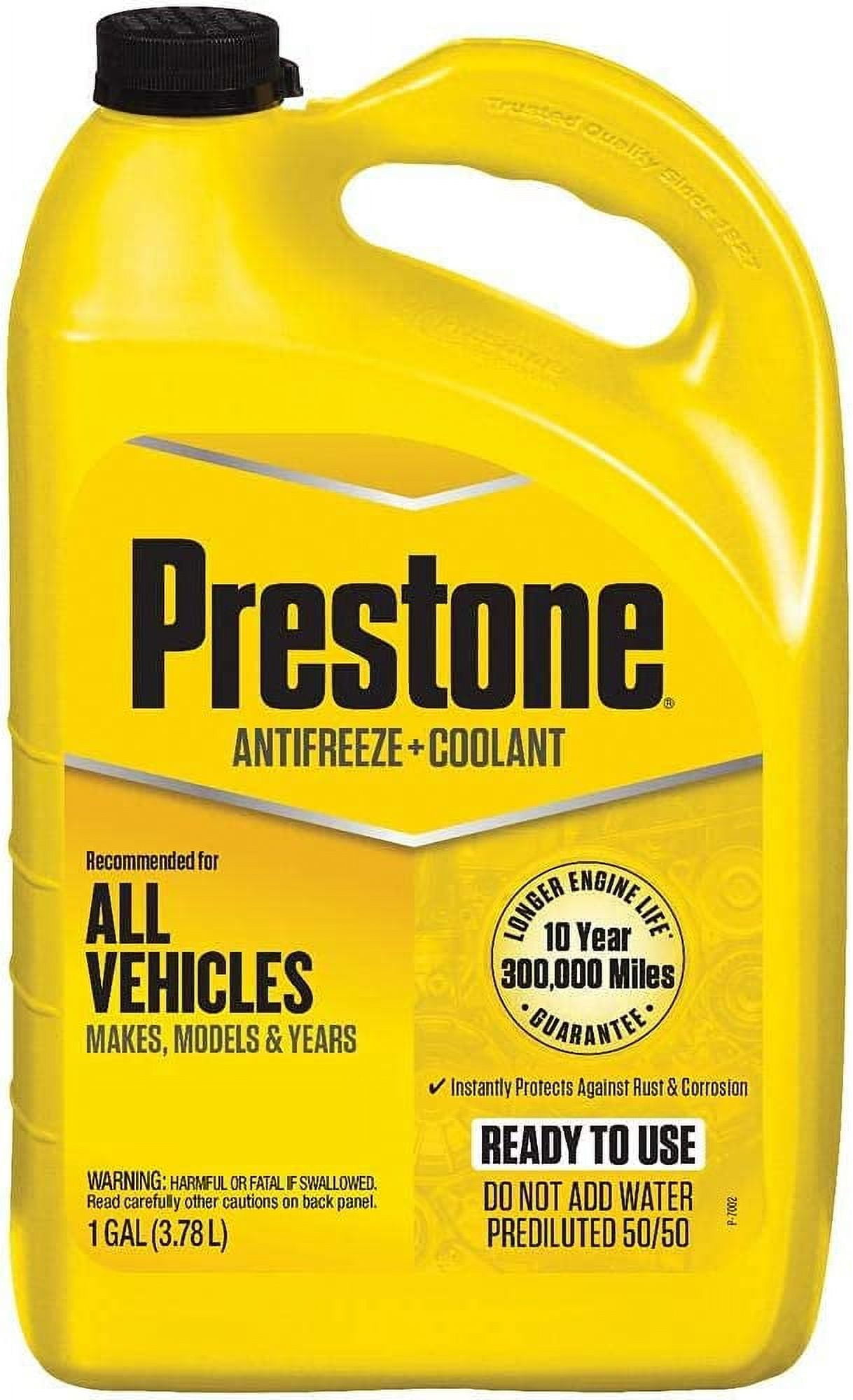 Prestone Antifreeze Coolant,1 gal, 50/50