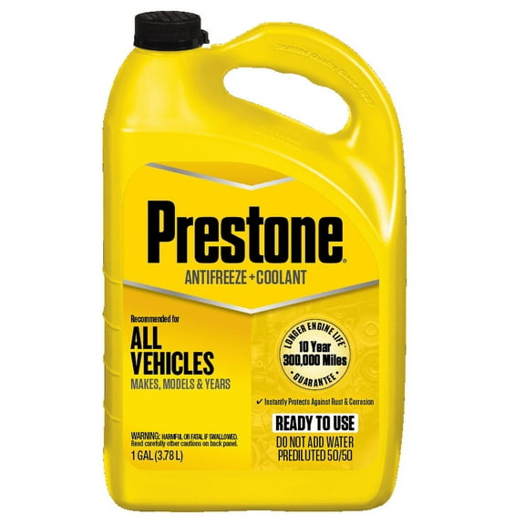 Prestone Antifreeze Coolant,1 gal, 50/50