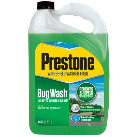 Prestone Bug Wash Windshield Washer Fluid 1 Gallon (Pack of 10)