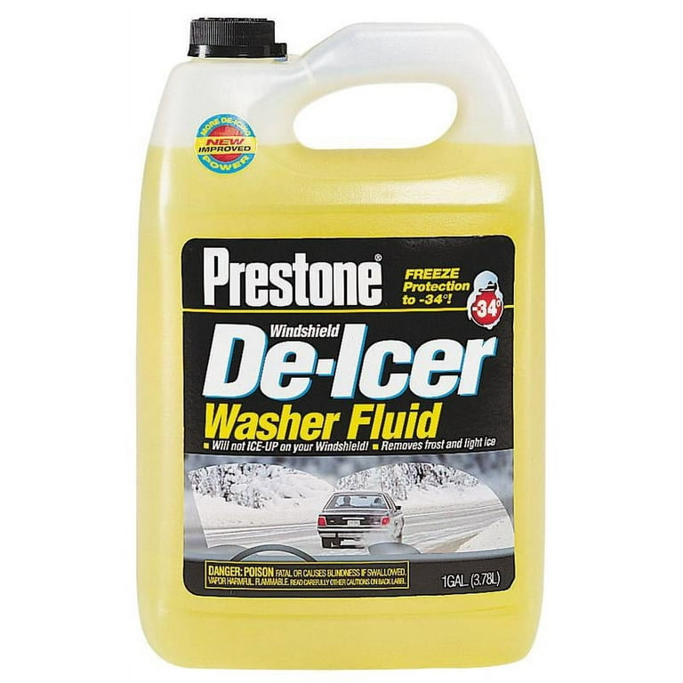 Prestone AS240-12PK Washer Fluid Booster De-Icer Additive with Dirt  Blocker-15.5 oz, (Pack of 12) : Automotive 