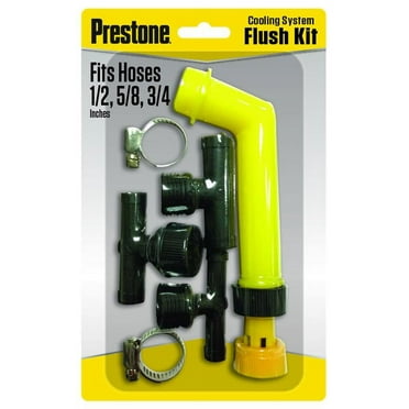 Prestone Flush 'N Fill Kit, Prevents engine damage from clogged radiator, 8.75x8 IN Plastic Jug