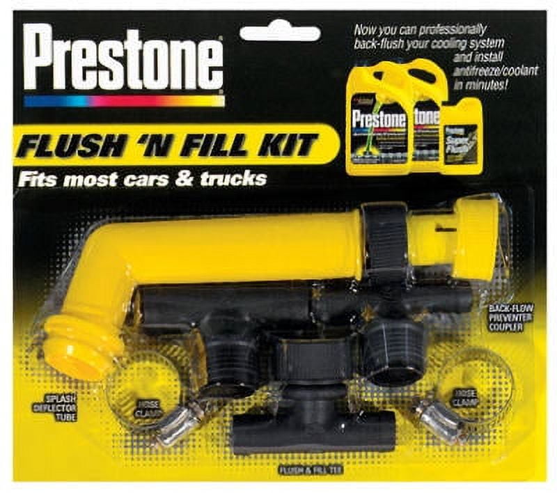 Prestone Flush 'N Fill Radiator Cleaner Kit, Each