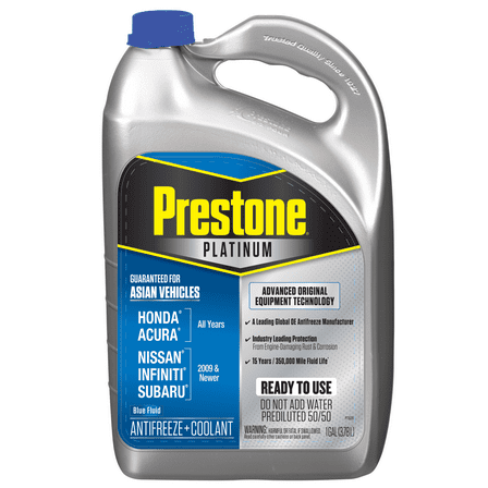 Prestone Platinum Asian Blue Antifreeze & Coolant Prediluted 50/50 1 Gallon