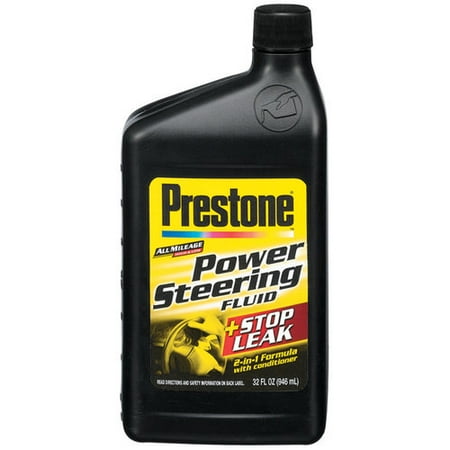 Prestone Power Steering Fluid with Stop Leak, 32oz