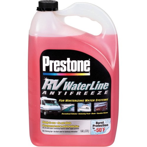 Prestone RV/Marine Antifreeze, 1Gallon, (Pack of 6)