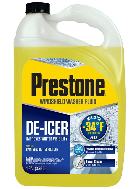 Prestone Windshield Cleaner/De-Icer Liquid 1 gal.