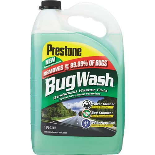 Prestone Windshield Washer Fluid BUGWASH WASH, Each